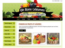 Oh Bons Légumes site e-commerce graphisme